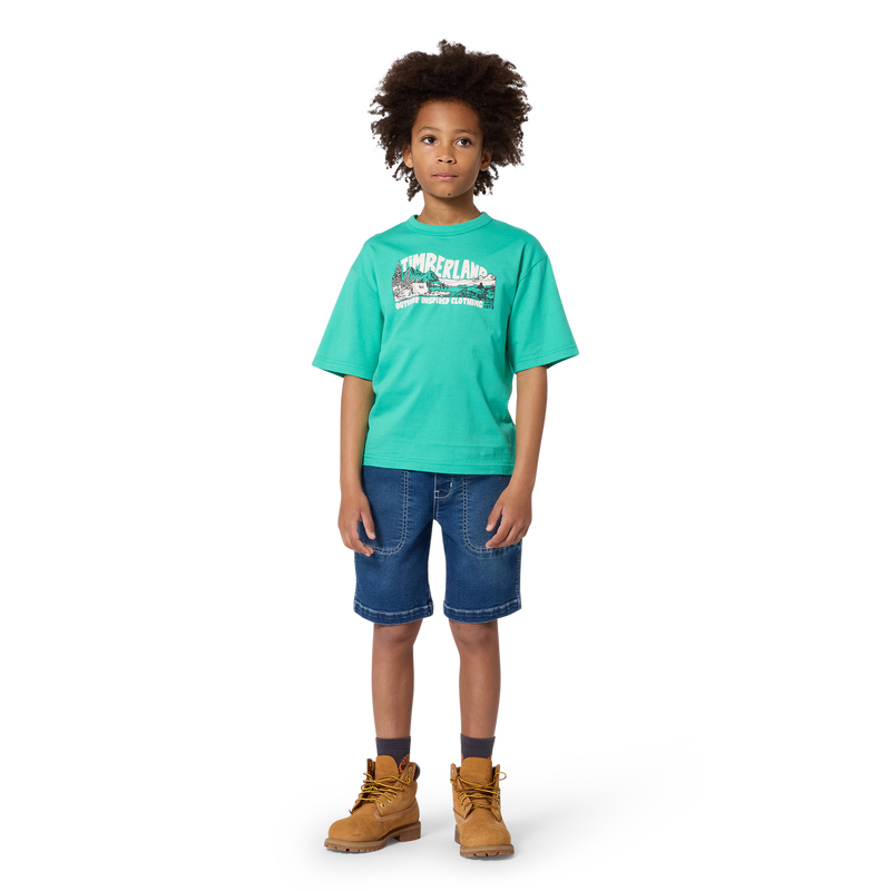 Conjunto de 2 pares de meias TIMBERLAND 
                        BOY
