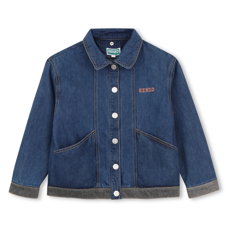 Casaco de denim KENZO KIDS 
                        GIRL