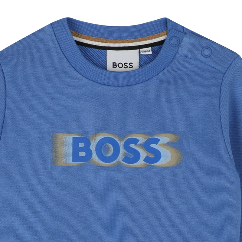 Sweatshirt em molet&atilde;o BOSS 
                        BOY