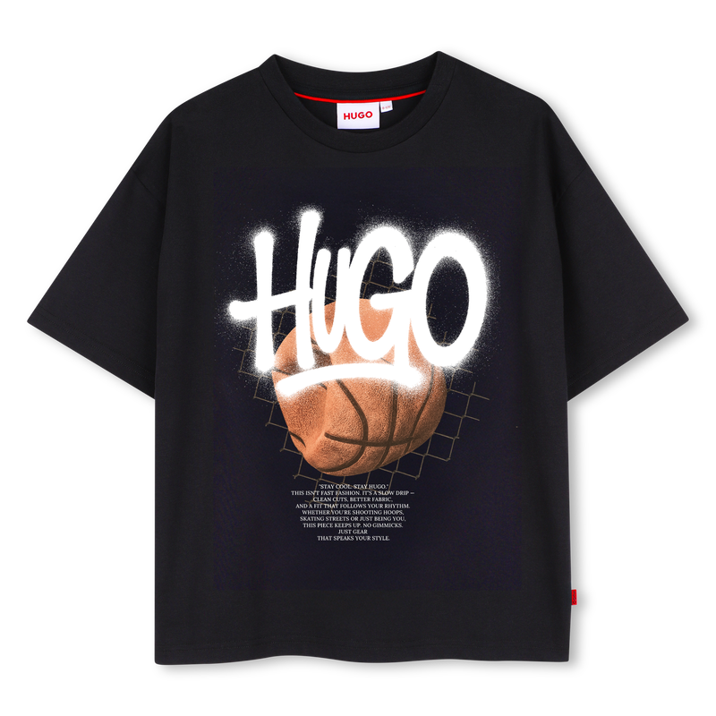Camiseta de mangas curtas HUGO 
                        BOY