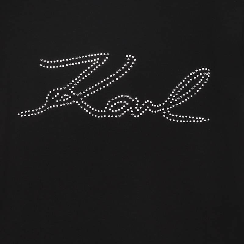 T-shirt de manga curta KARL LAGERFELD KIDS 
                    GIRL