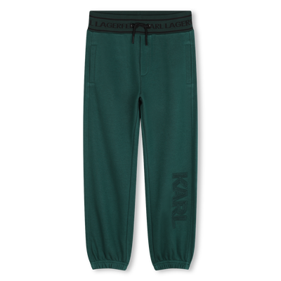 Cal&ccedil;as de jogging em molet&atilde;o KARL LAGERFELD KIDS BOY