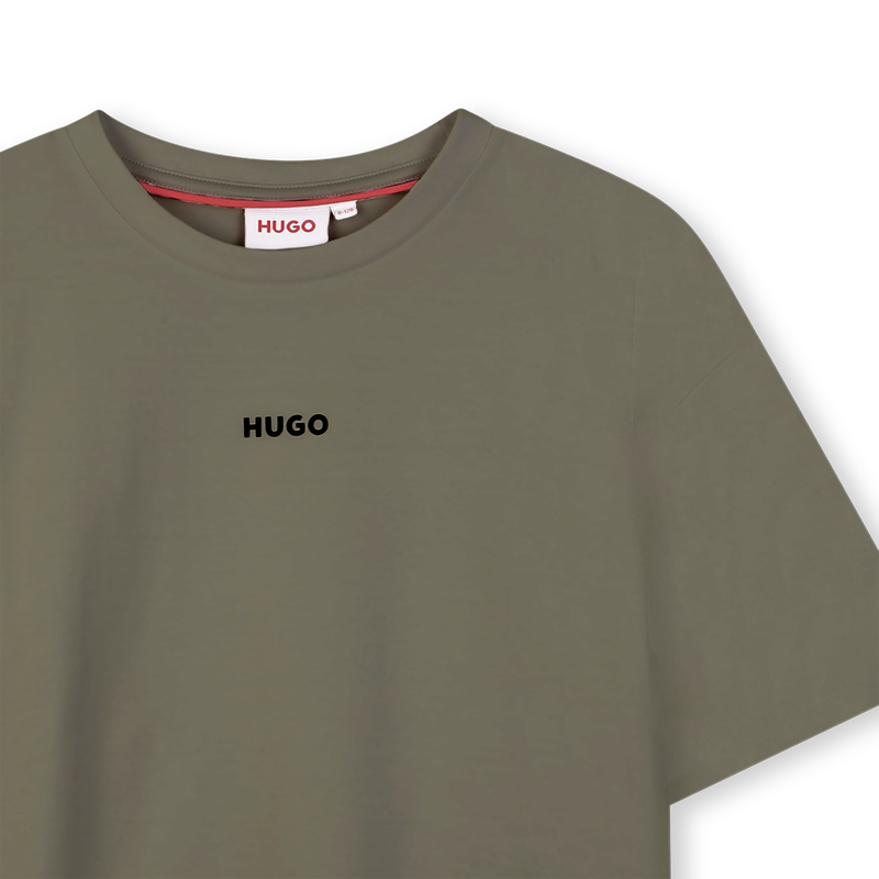 T-shirt de manga curta HUGO 
                        BOY