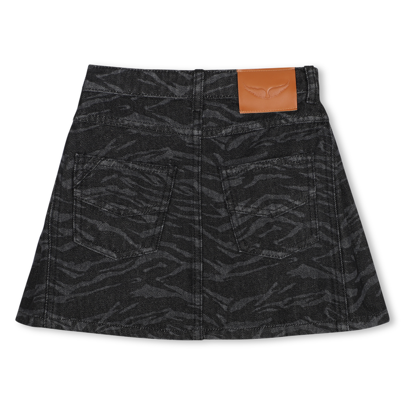 Saia de denim ZADIG & VOLTAIRE 
                        GIRL