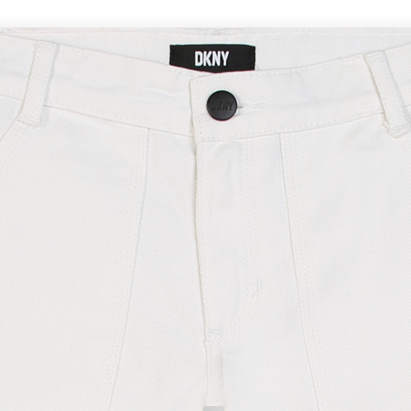 Calças com cintura ajustável DKNY 
                    GIRL
