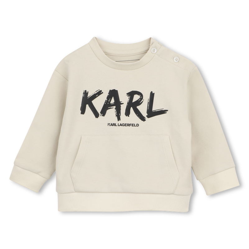 Conjunto de moletom e cal&ccedil;a KARL LAGERFELD KIDS 
                        MENINO