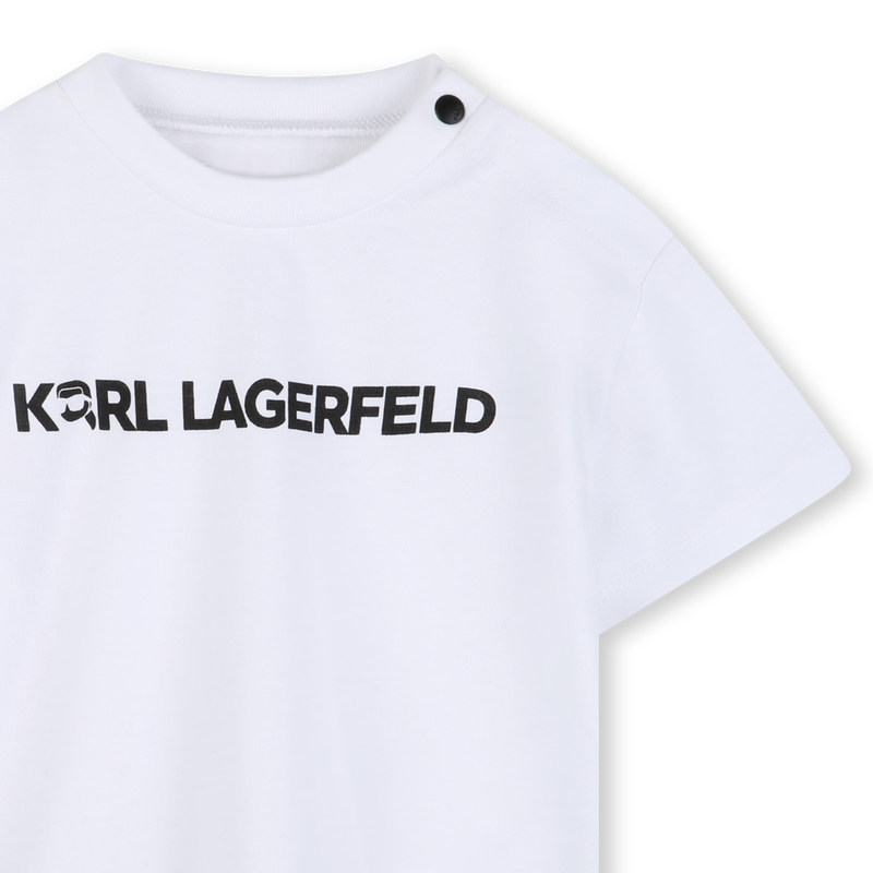 CONJUNTO DE T-SHIRTS E CAL&Ccedil;&Otilde;ES DE BANHO KARL LAGERFELD KIDS 
                        BOY