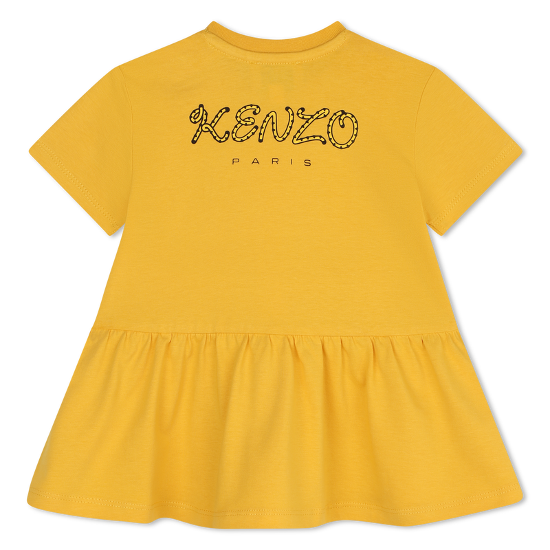 Vestido de manga curta KENZO KIDS 
                    GIRL