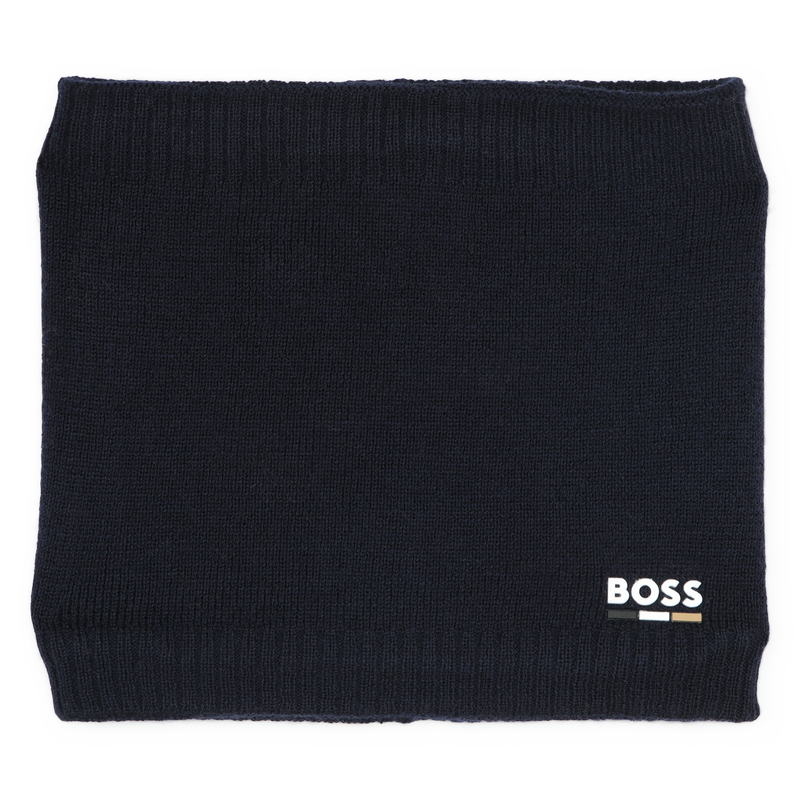 Gola tubular com forro de lã BOSS 
                    BOY