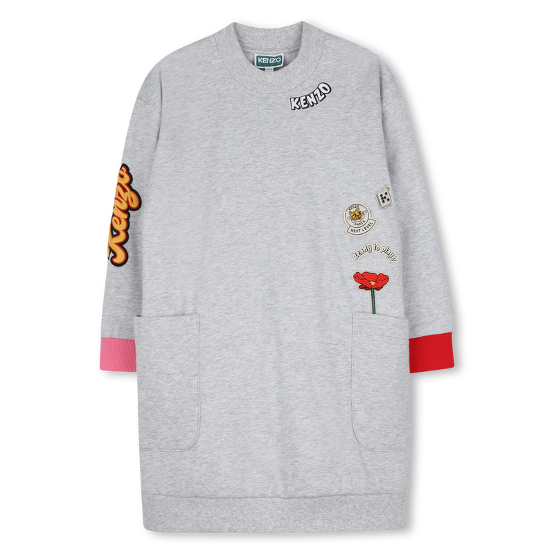 Vestido de mangas longas KENZO KIDS 
                        GIRL