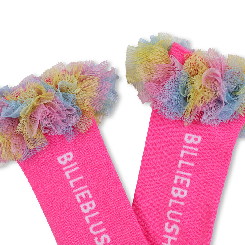 Meias com babados BILLIEBLUSH 
                        GIRL