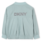 Casaco leve com bot&otilde;es de press&atilde;o DKNY 
                    GIRL