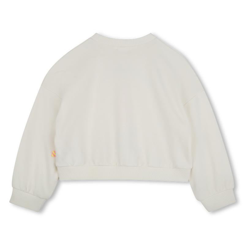 Sweatshirt em molet&atilde;o BILLIEBLUSH 
                        GIRL