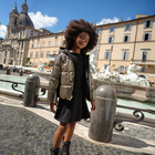 Vestido de manga curta MICHAEL KORS 
                    GIRL