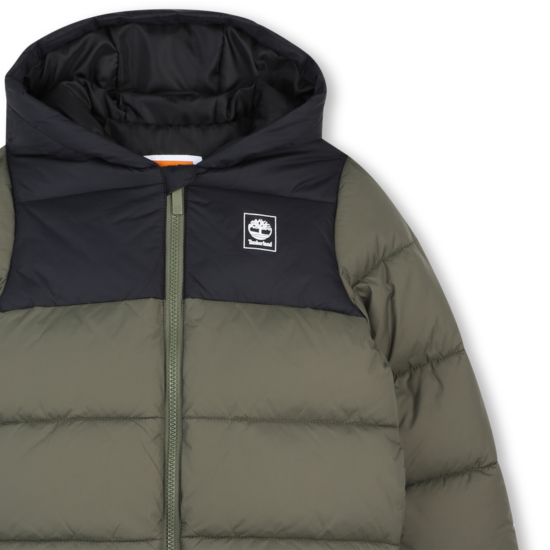 Casaco acolchoado com capuz TIMBERLAND 
                        BOY