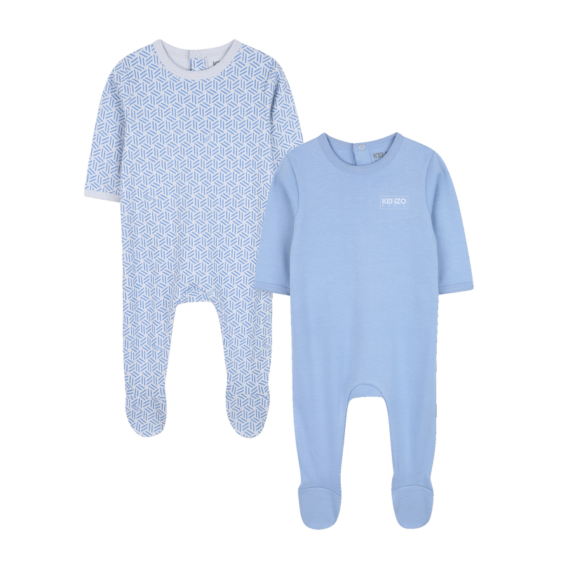 Conjunto de dois pijamas de algod&atilde;o KENZO KIDS 
                        UNISEX