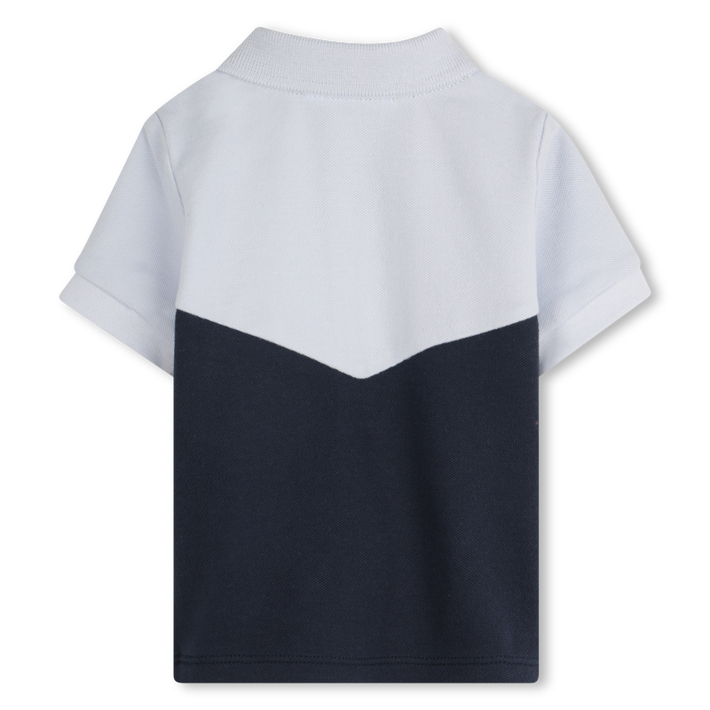 Polo com tran&ccedil;as nas mangas BOSS 
                        BOY