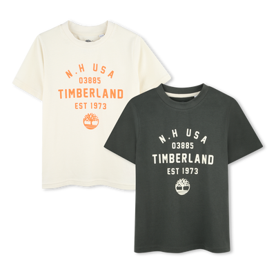 Pack de 2 t-shirts com estampa TIMBERLAND BOY