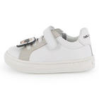 T&ecirc;nis de couro de cano baixo KARL LAGERFELD KIDS 
                    UNISEX