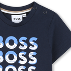 T-shirt de mangas curtas BOSS 
                    MENINO