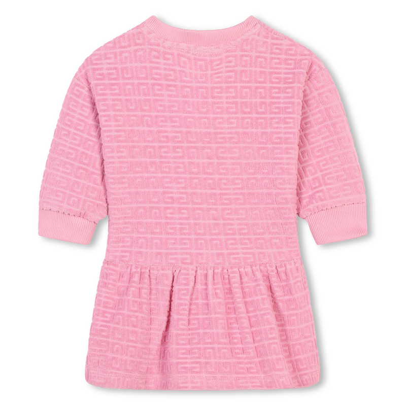 Vestido felpa mangas compridas GIVENCHY 
                    GIRL