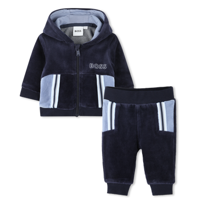 Conjunto de 2 pe&ccedil;as em veludo BOSS BOY