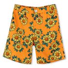 Bermudas em cetim de algod&atilde;o KENZO KIDS 
                    MENINO