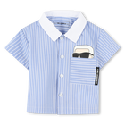 Conjunto camisa e cal&ccedil;&otilde;es KARL LAGERFELD KIDS 
                    BOY