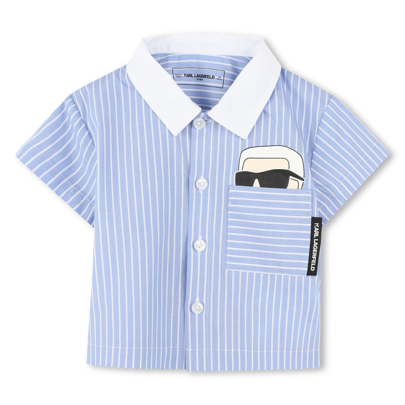Conjunto camisa e cal&ccedil;&otilde;es KARL LAGERFELD KIDS 
                        BOY