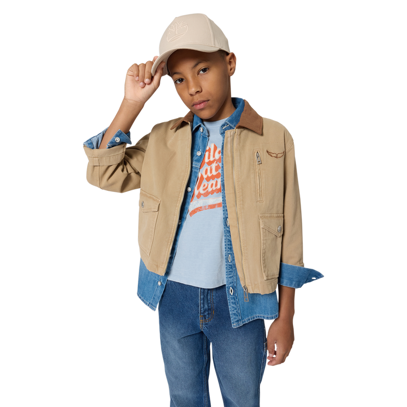 Bon&eacute; com bordado TIMBERLAND 
                        BOY