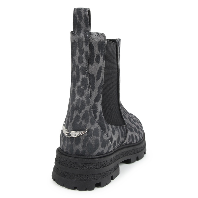 Botins de couro estampados ZADIG & VOLTAIRE 
                        GIRL