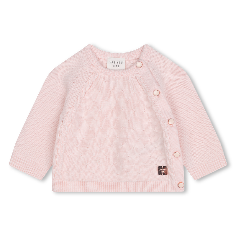 Conjunto de cardigã e calças CARREMENT BEAU 
                    GIRL