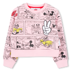 Sweatshirt em molet&atilde;o MARC JACOBS 
                    GIRL