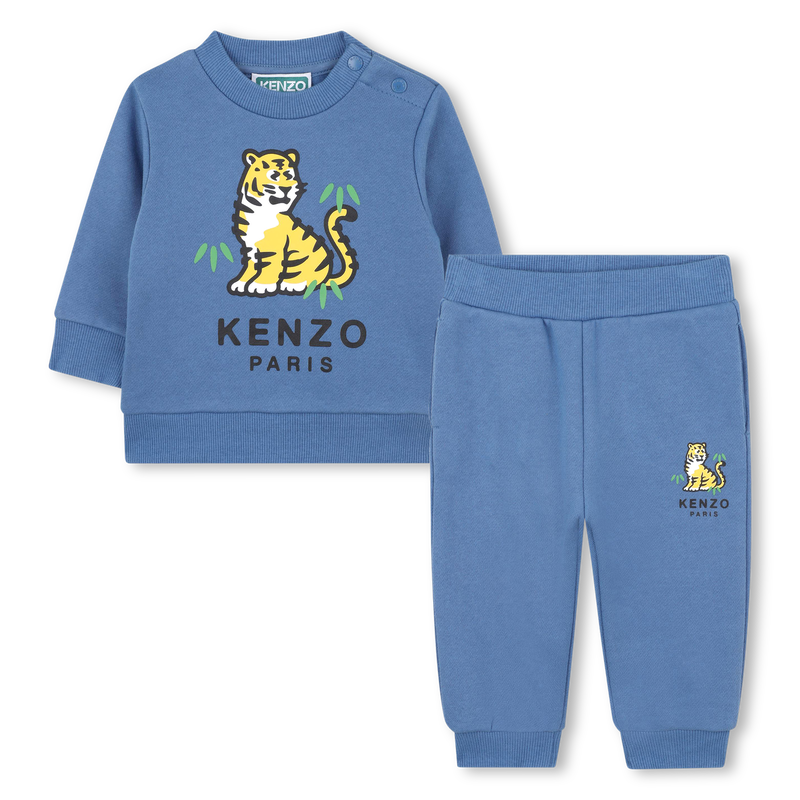 Conjunto de moletom e calça em lã KENZO KIDS 
                    UNISEX