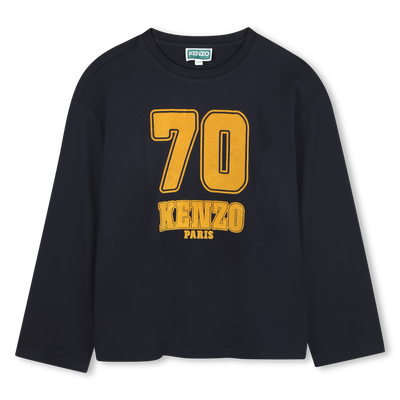 T-shirt de manga comprida de manga larga KENZO KIDS BOY