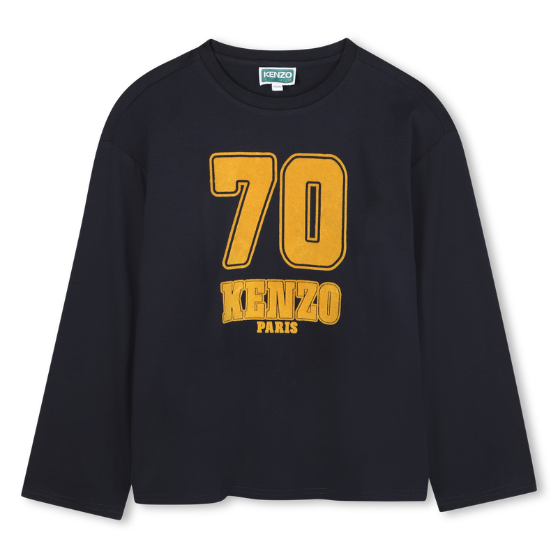 T-shirt de manga comprida de manga larga KENZO KIDS 
                    BOY