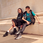 Botas de couro com fecho DKNY 
                    GIRL