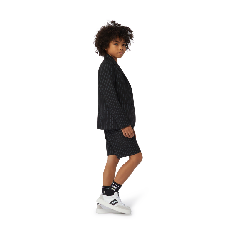 Low-Top Leather Sneakers KARL LAGERFELD KIDS 
                    BOY