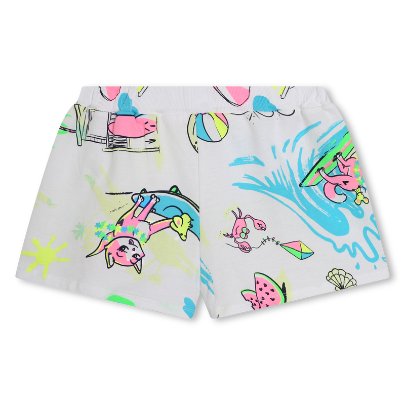 Calções estampados em moletão BILLIEBLUSH 
                    GIRL