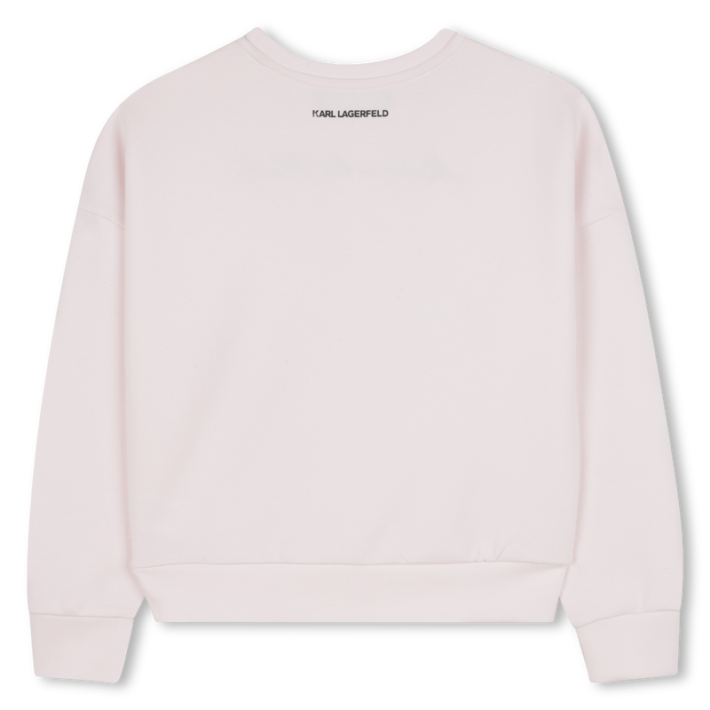 Sweatshirt de manga comprida KARL LAGERFELD KIDS 
                    GIRL