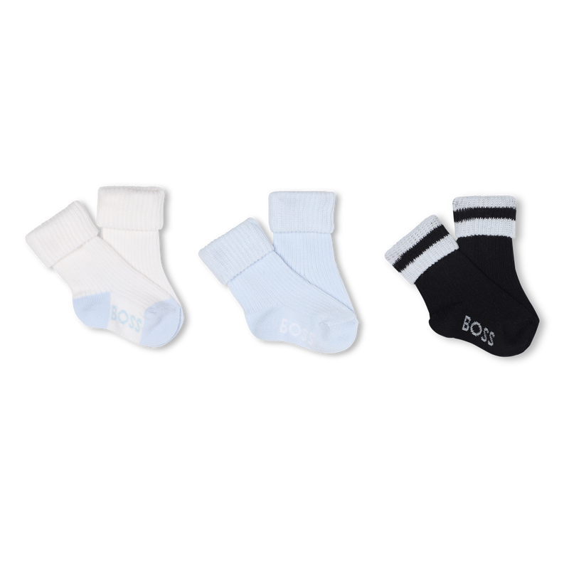 Lote de 3 pares de meias BOSS 
                    BOY