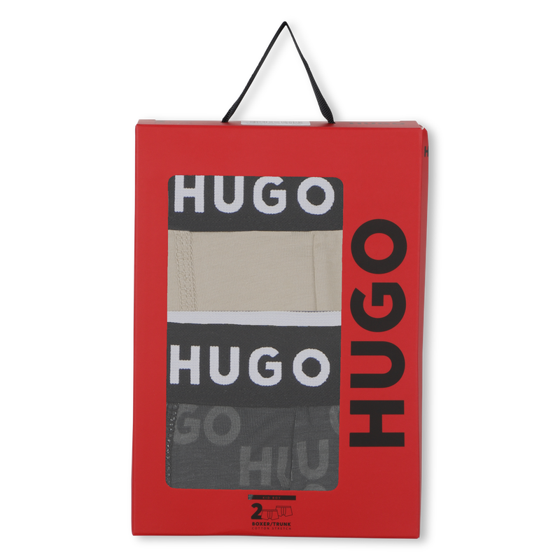Pack de 2 cuecas boxer HUGO 
                    BOY