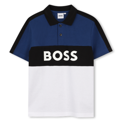 POLO MANGAS CURTAS BOSS MENINO