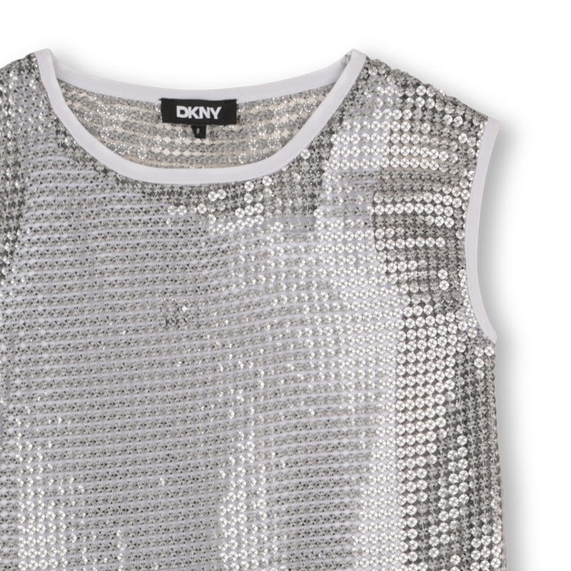 Vestido de manga curta DKNY 
                        GIRL