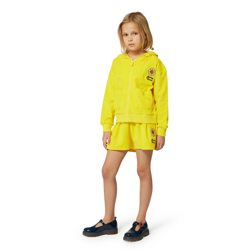 Cardig&atilde; de jogging em felpa KENZO KIDS 
                        GIRL
