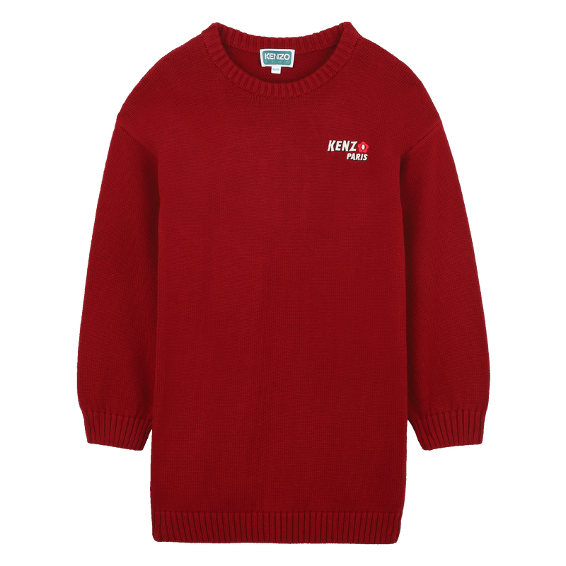 Vestido de malha KENZO KIDS 
                    GIRL