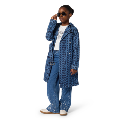 CAL&Ccedil;A JEANS DE CINTURA AJUST&Aacute;VEL MICHAEL KORS GIRL