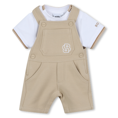 Conjunto de t-shirt e macac&atilde;o BOSS BOY