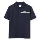 Conjunto de polo e bermuda BOSS 
                    MENINO