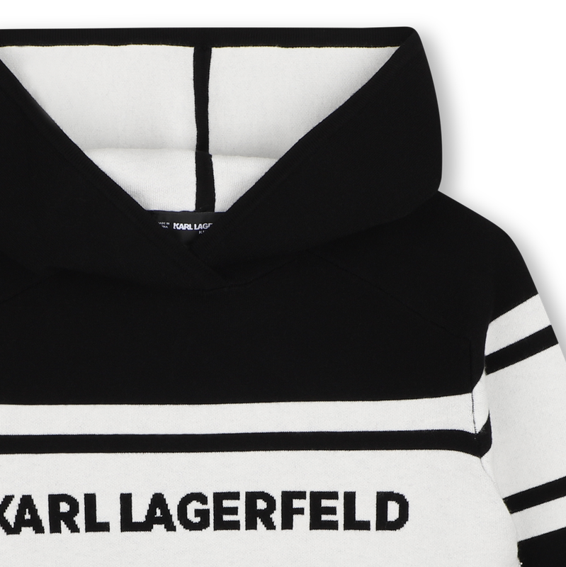 Moletom com capuz KARL LAGERFELD KIDS 
                        BOY